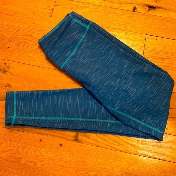 Zella Live in Leggings Navy Blue Spacedye Workout Yoga Pants Size Small - Picture 1 of 7